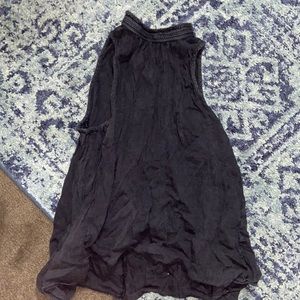 Black high neck halter